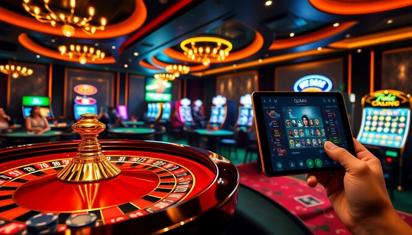 Experience excitement at Trang Chủ QQ88 with vibrant casino games and professional ambiance.