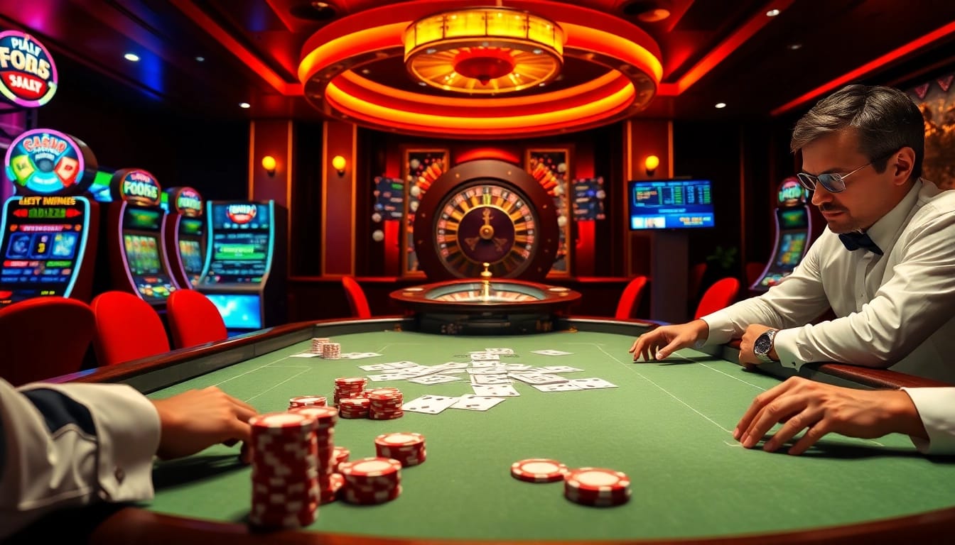 Experience high-stakes action at the poker table with https://fun88.vet/ showcasing vibrant casino excitement.