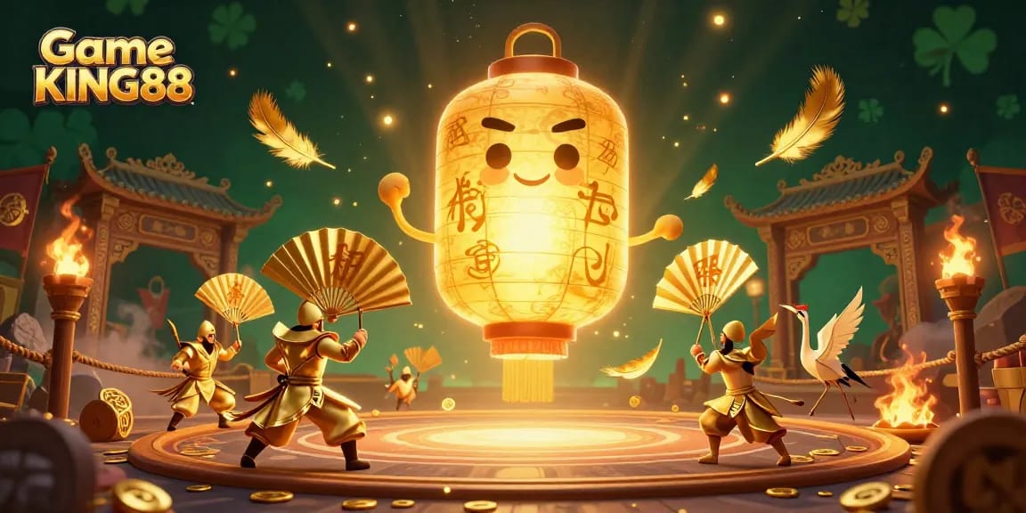 Experience Game KING88 with magical elements and vibrant casino atmosphere.