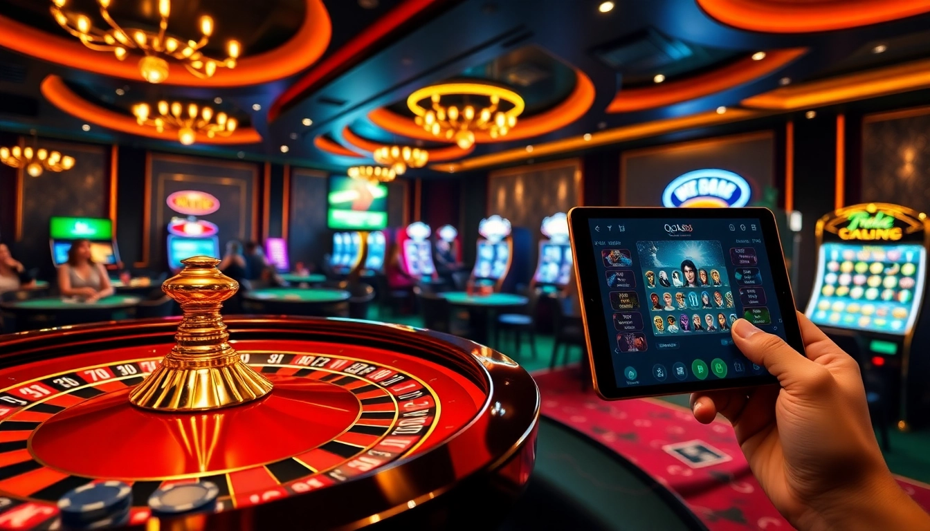 Experience excitement at Trang Chủ QQ88 with vibrant casino games and professional ambiance.