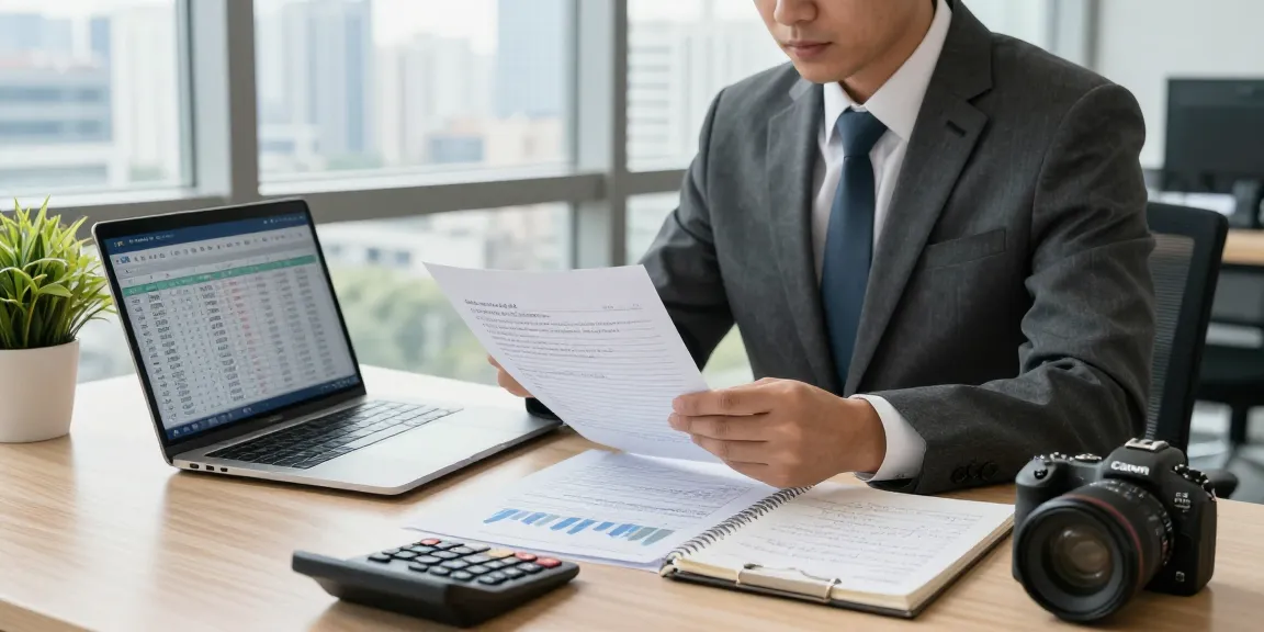 kira hesaplama işlemi yapılan modern ofis ortamı