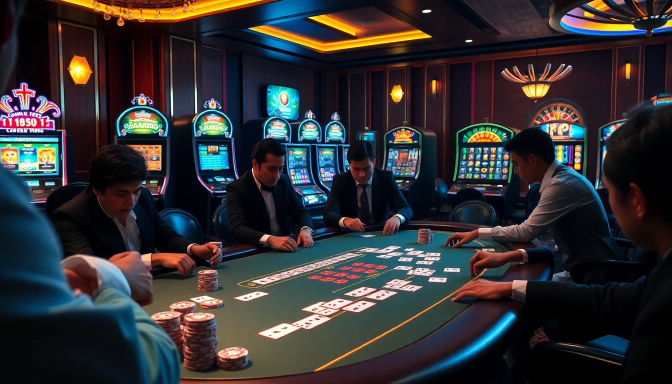 Experience thrilling gambling action at https://king88hz.vip/ with high-stakes poker and vibrant slot machines.