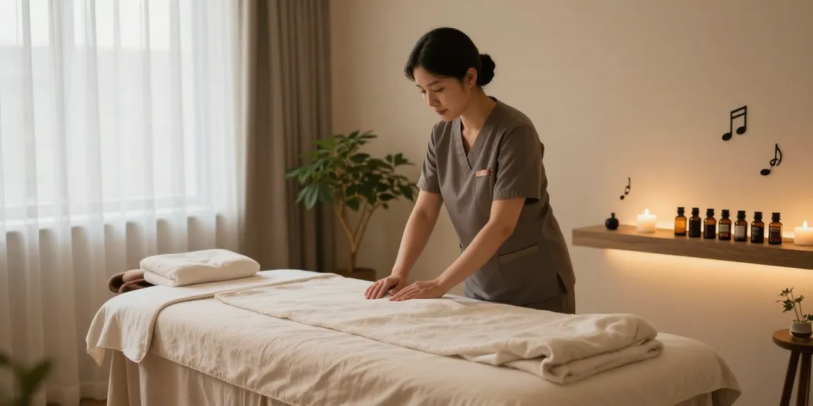 경기광주출장마사지 therapy room with relaxing ambiance and essential oils.