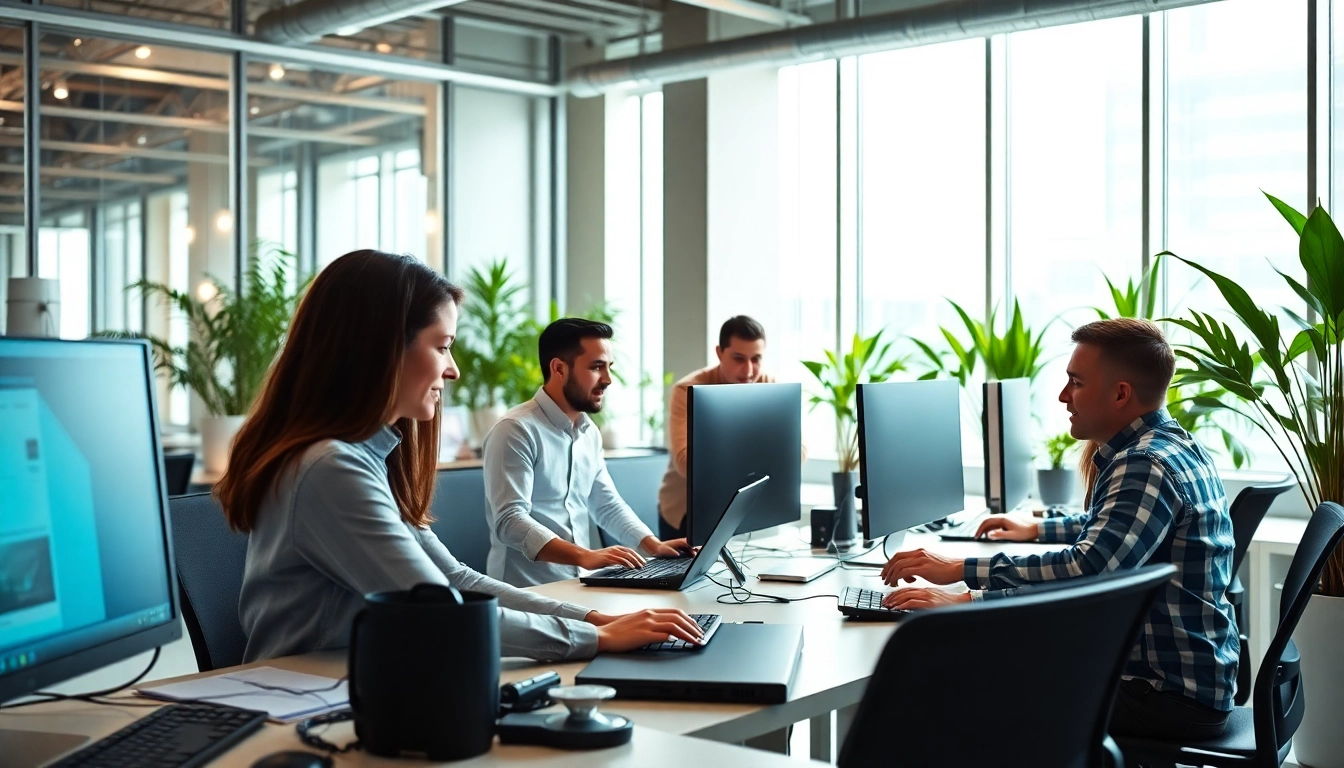 Find top msp companies near me providing expert IT managed services in a modern office setting.