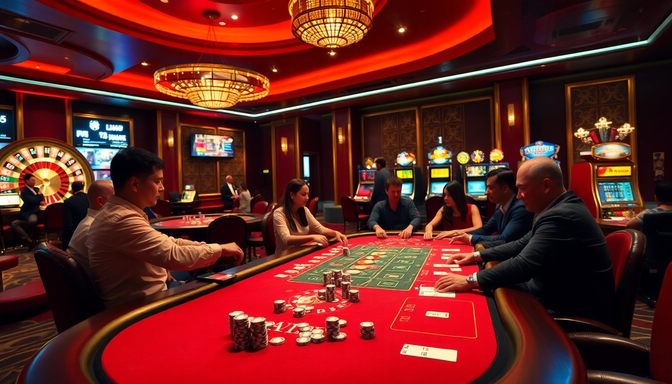 Experience thrilling moments at AZ88 with exciting card games and vibrant casino atmosphere.