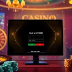 Login interface for ĐĂNG NHẬP FEBET featuring vibrant casino elements.