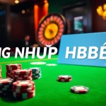 Experience online gaming with ĐĂNG NHẬP HBBET at a luxurious poker table.