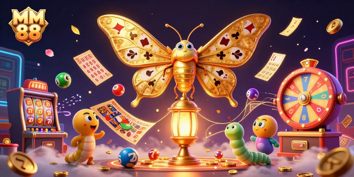 Experience the magic of MM 88 with vibrant casino-themed visuals and dynamic elements.